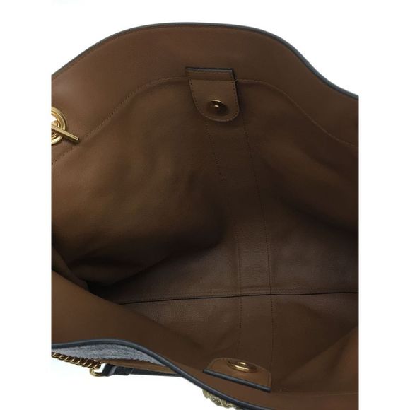 Gucci Rajah Suede Tote Bag Brown - Picture 6 of 6